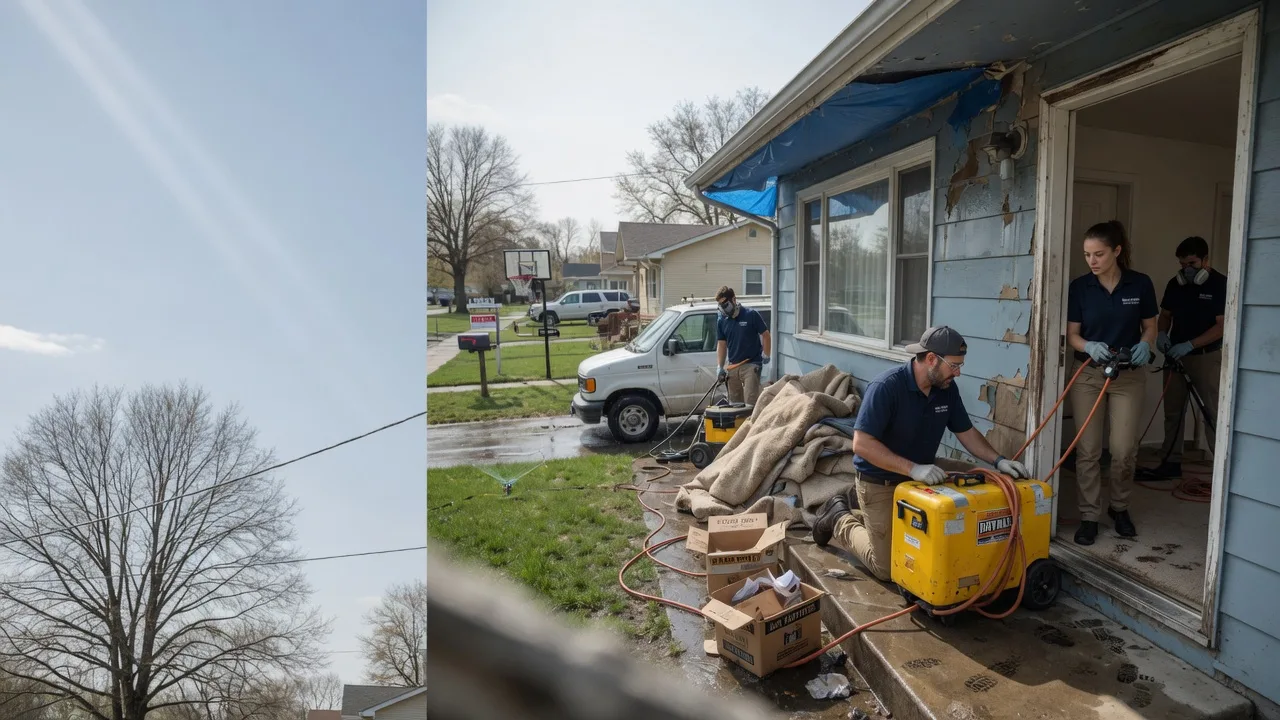 Basement Flood Cleanup in Manawa, WI near me